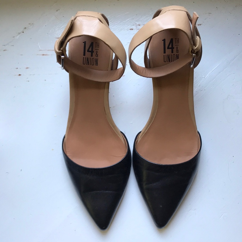 Black Heels with Ankle Strap